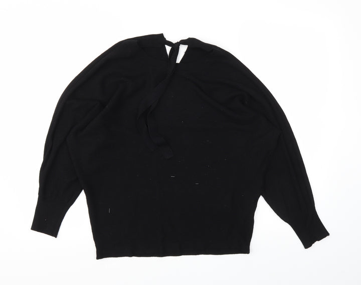 F&F Womens Black Pullover Jumper Size 12
