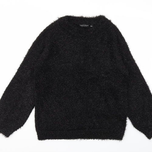Dorothy Perkins Womens Black   Pullover Jumper Size M