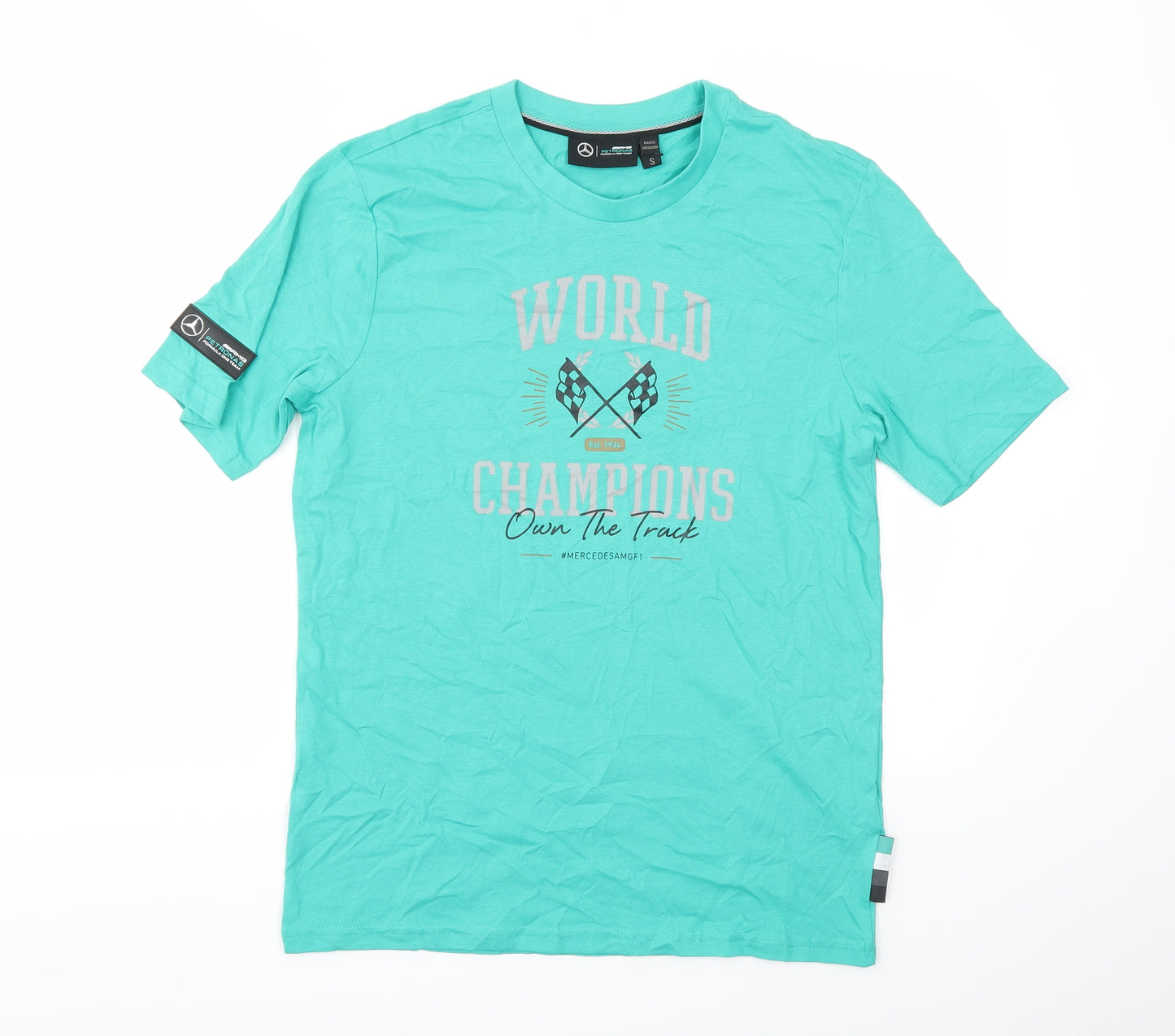 PETRONAS  Mens Green    T-Shirt Size S