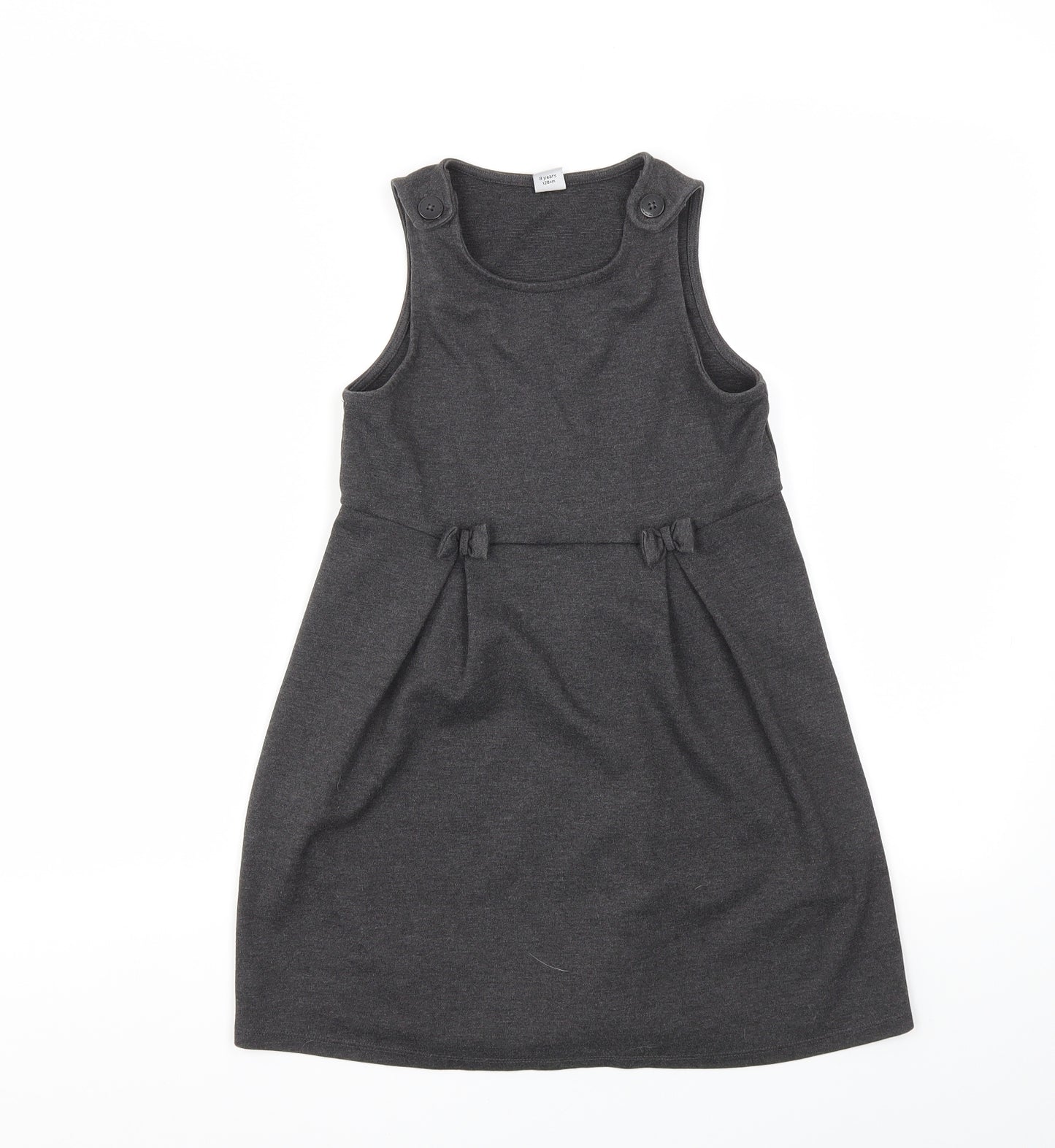TU Girls Grey   Fit & Flare  Size 8 Years
