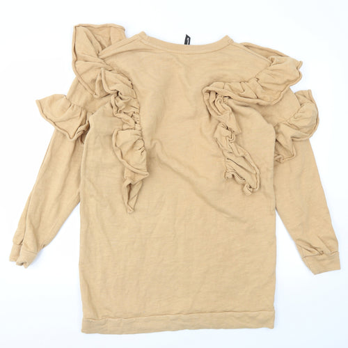 Influence Womens Brown   Pullover Jumper Size 12