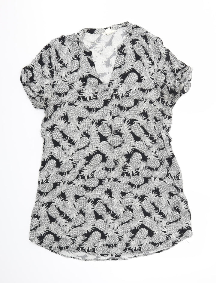 H&M Womens Black Fit & Flare Size 10