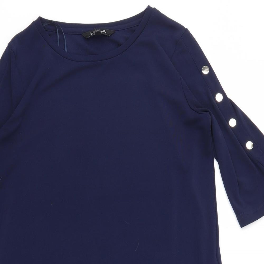 Long Tall Sally Womens Blue   Fit & Flare  Size S