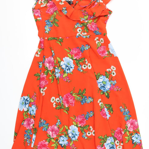 New Look Womens Multicoloured Floral  Fit & Flare  Size 12
