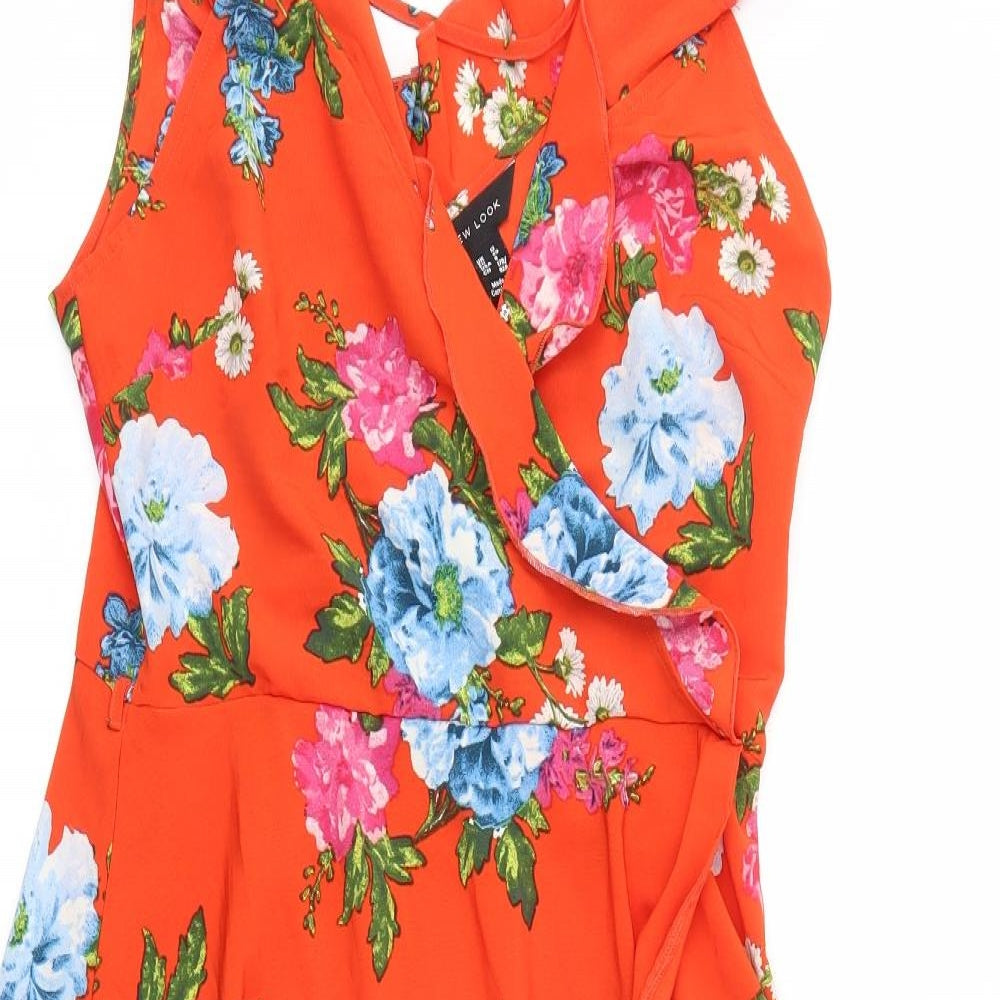 New Look Womens Multicoloured Floral  Fit & Flare  Size 12