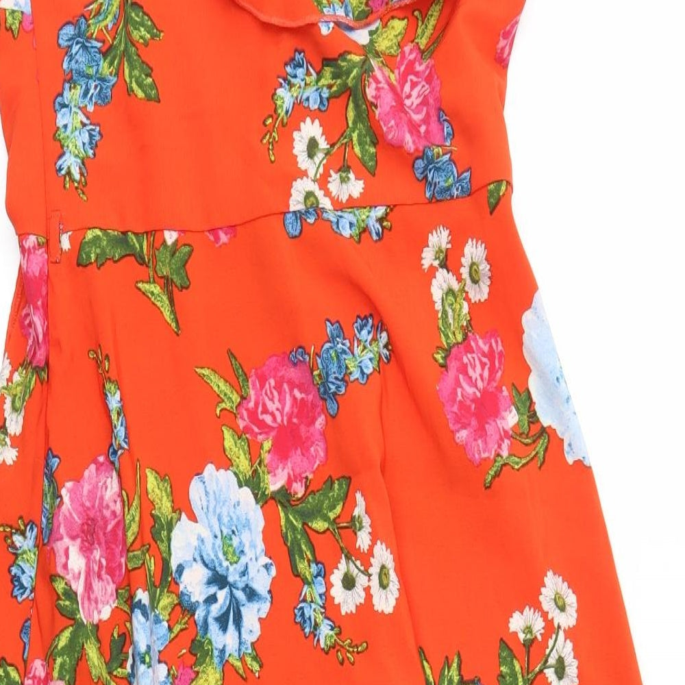 New Look Womens Multicoloured Floral  Fit & Flare  Size 12