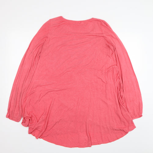 QED London Womens Pink   Basic T-Shirt One Size