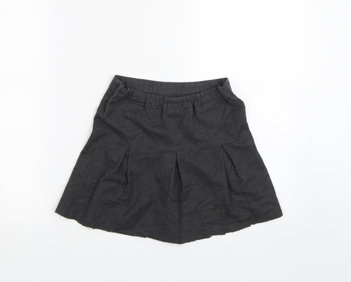 George Girls Grey   Pleated Skirt Size 6-7 Years