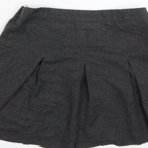 George Girls Grey   Pleated Skirt Size 6-7 Years