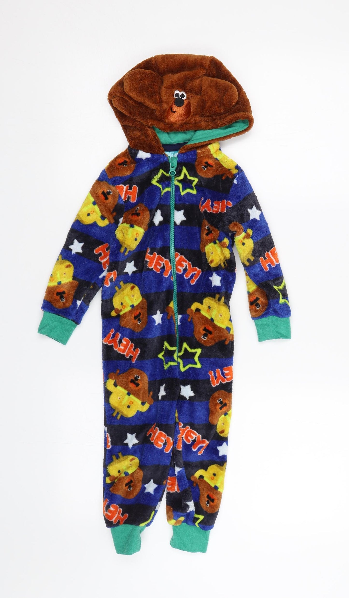Hey Duggee Boys Blue Animal Print  Cami One Piece Size 12-18 Months