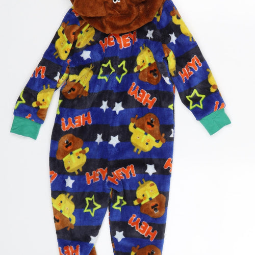Hey Duggee Boys Blue Animal Print  Cami One Piece Size 12-18 Months
