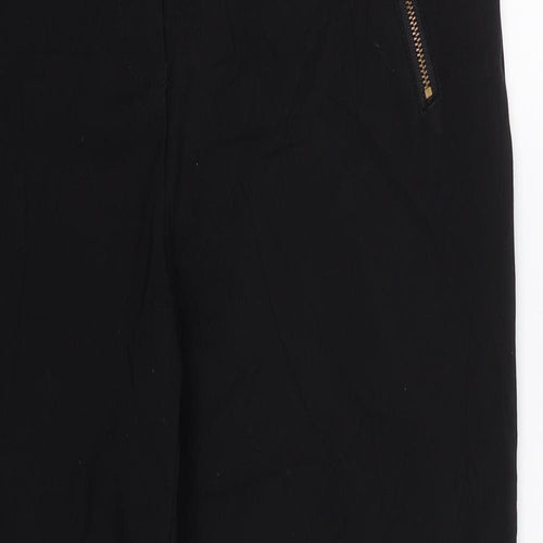 Papaya Womens Black   Trousers  Size 12 L25 in