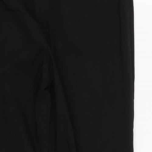 Papaya Womens Black   Trousers  Size 12 L25 in