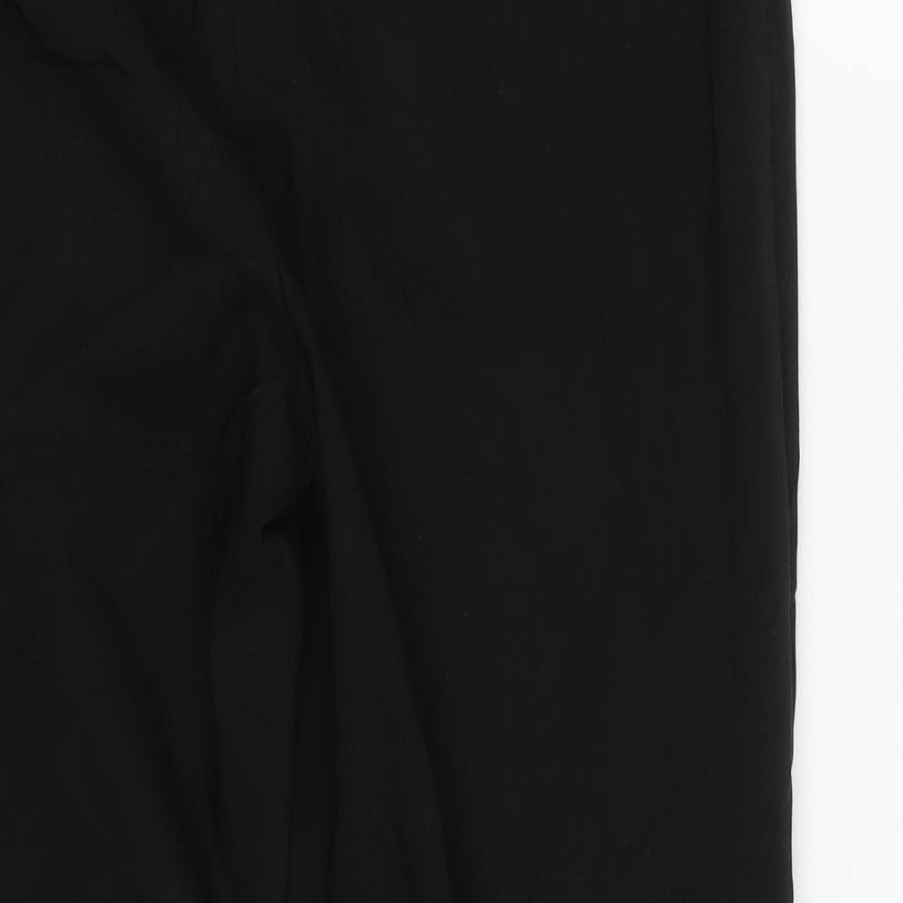 Papaya Womens Black   Trousers  Size 12 L25 in