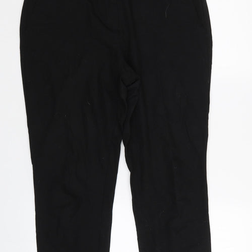 NEXT Womens Black   Trousers  Size 12 L25 in