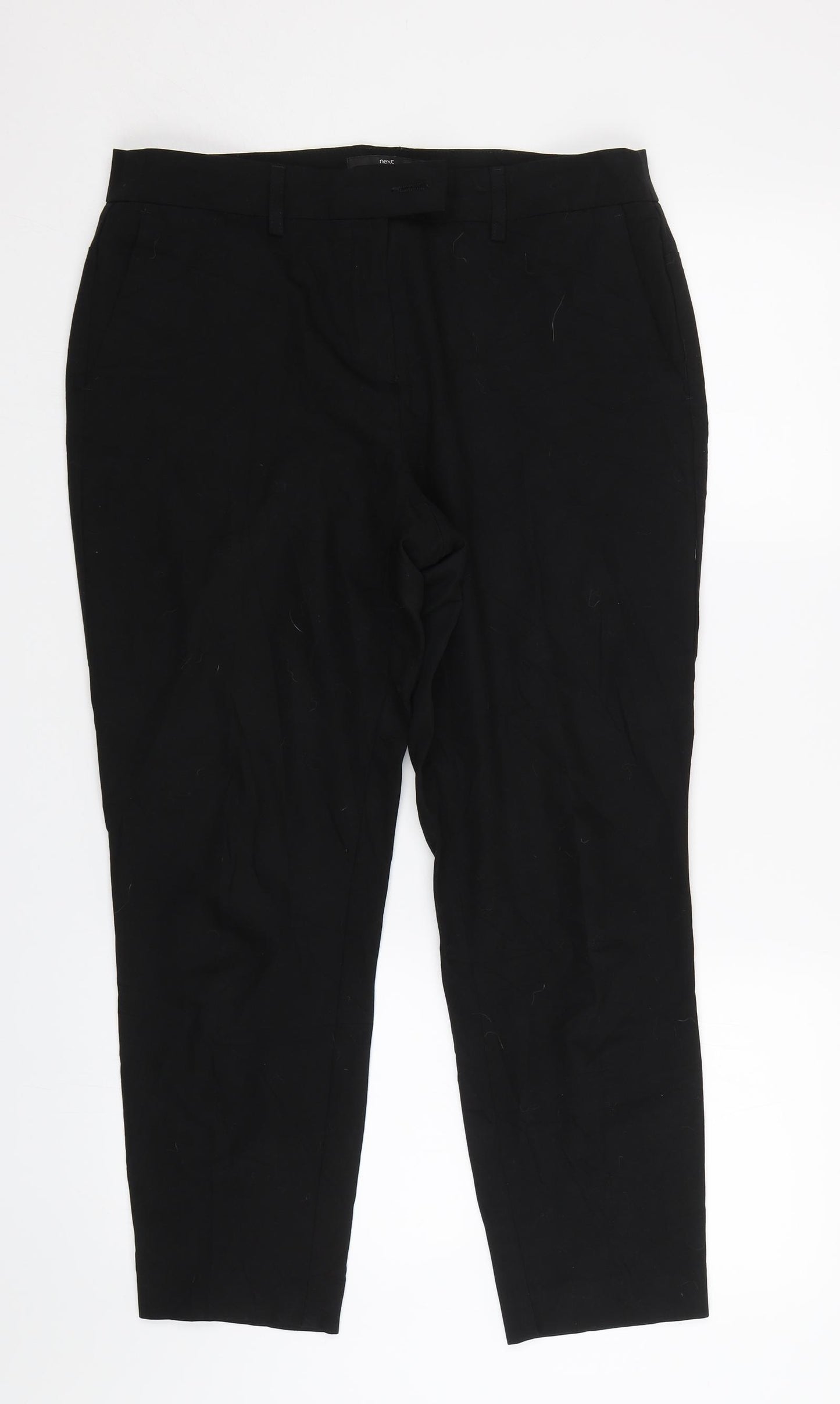 NEXT Womens Black   Trousers  Size 12 L25 in