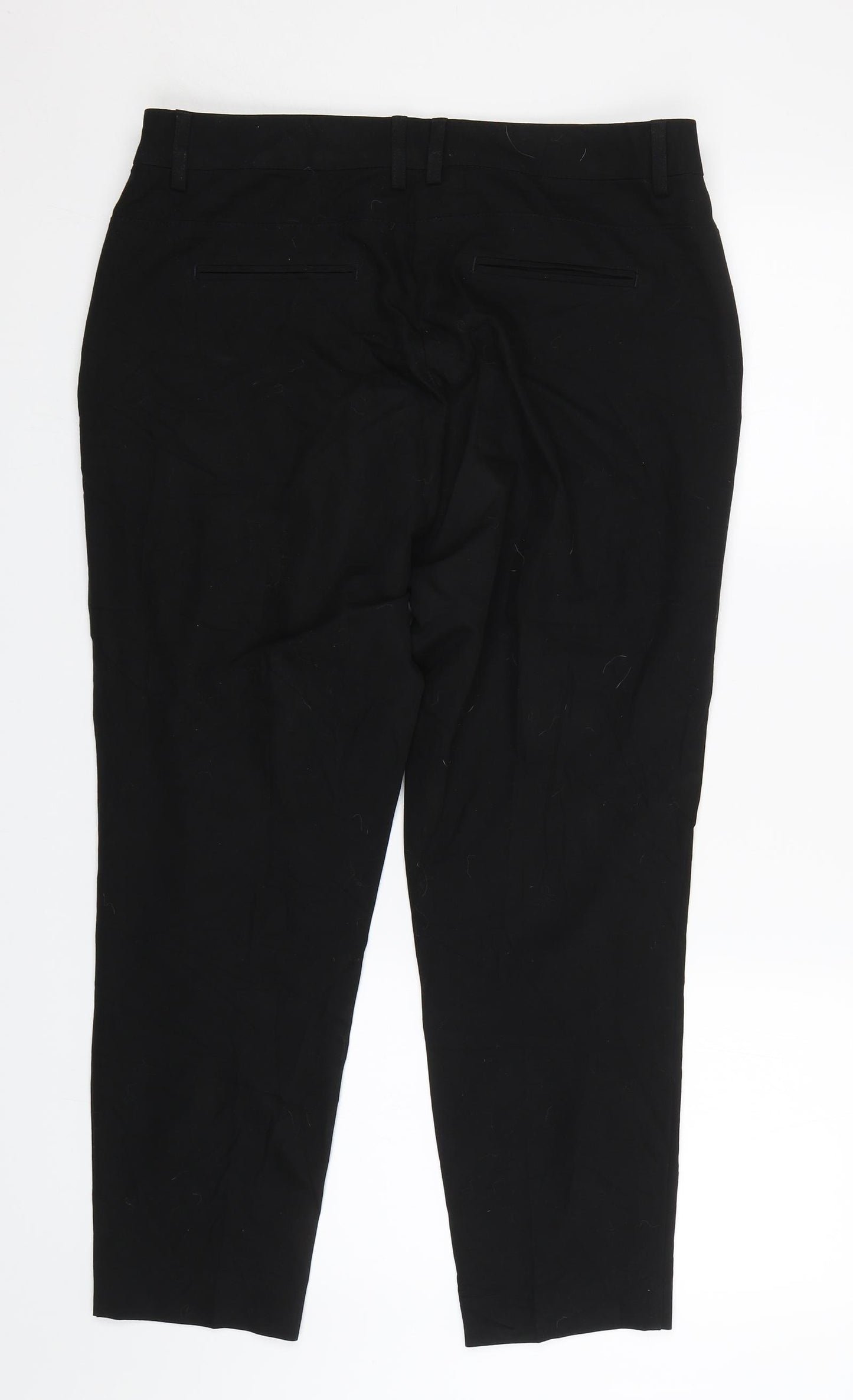 NEXT Womens Black   Trousers  Size 12 L25 in