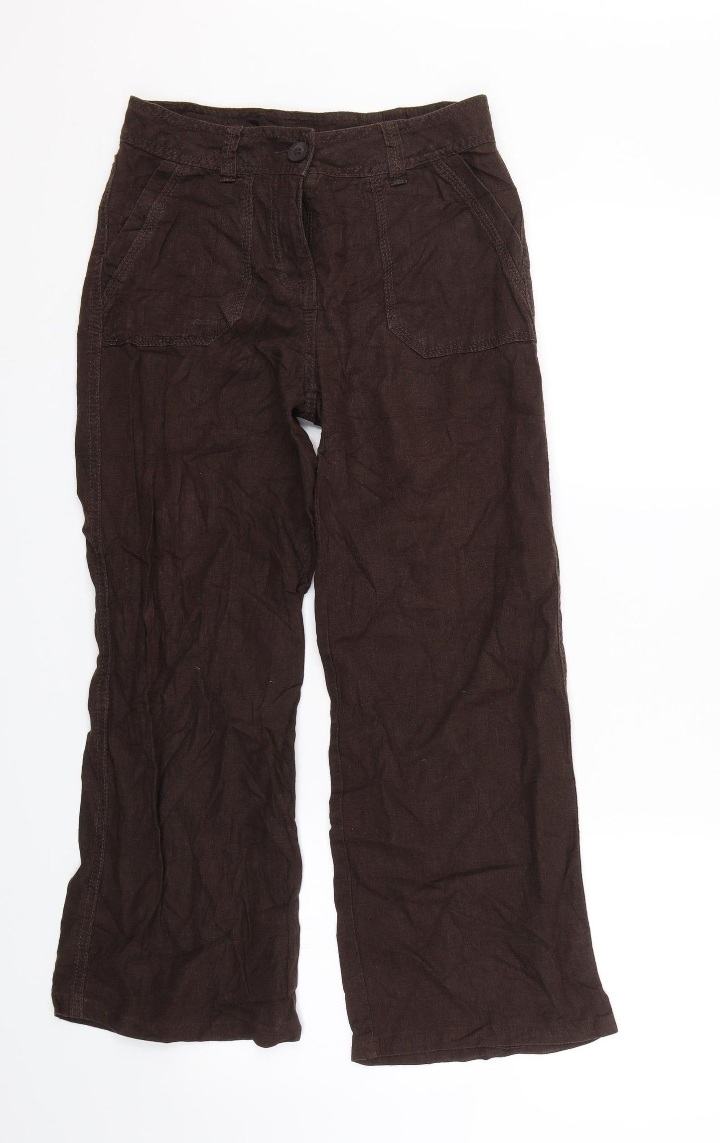 Preworn Womens Brown   Trousers  Size 26 L24 in
