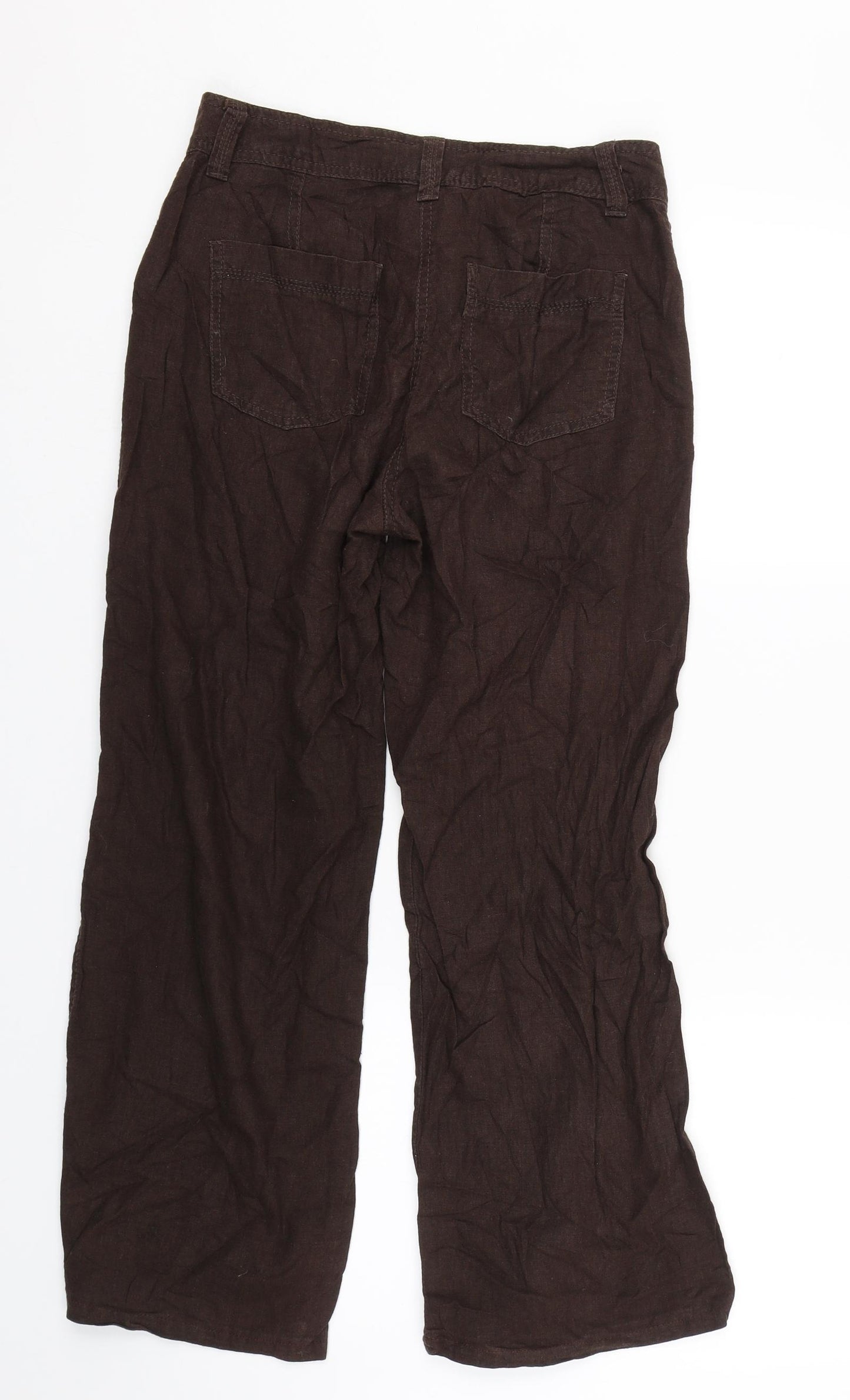 Preworn Womens Brown   Trousers  Size 26 L24 in