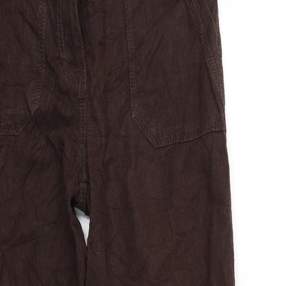 Preworn Womens Brown   Trousers  Size 26 L24 in