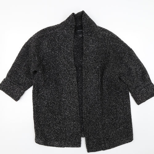 New Look Womens Black   Overcoat Coat Size 10