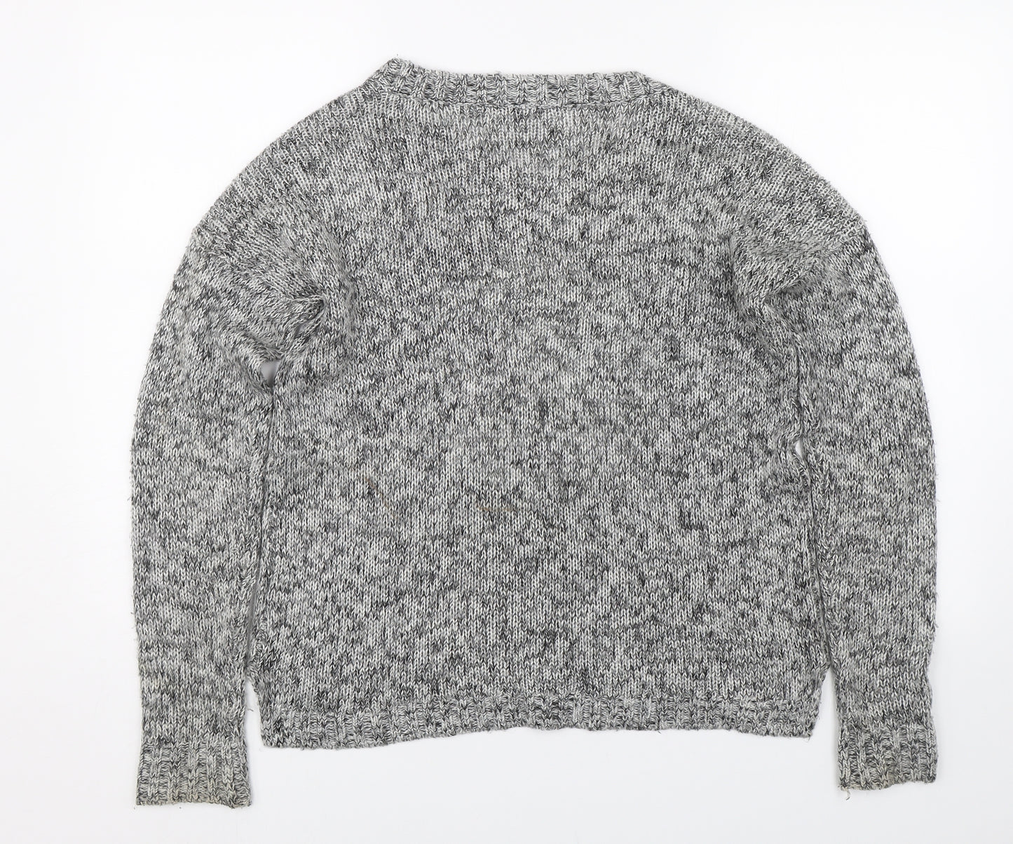Heart & soul Womens Grey  Knit Pullover Jumper Size 10  - Panda
