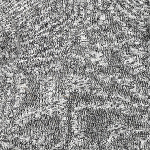 Heart & soul Womens Grey  Knit Pullover Jumper Size 10  - Panda