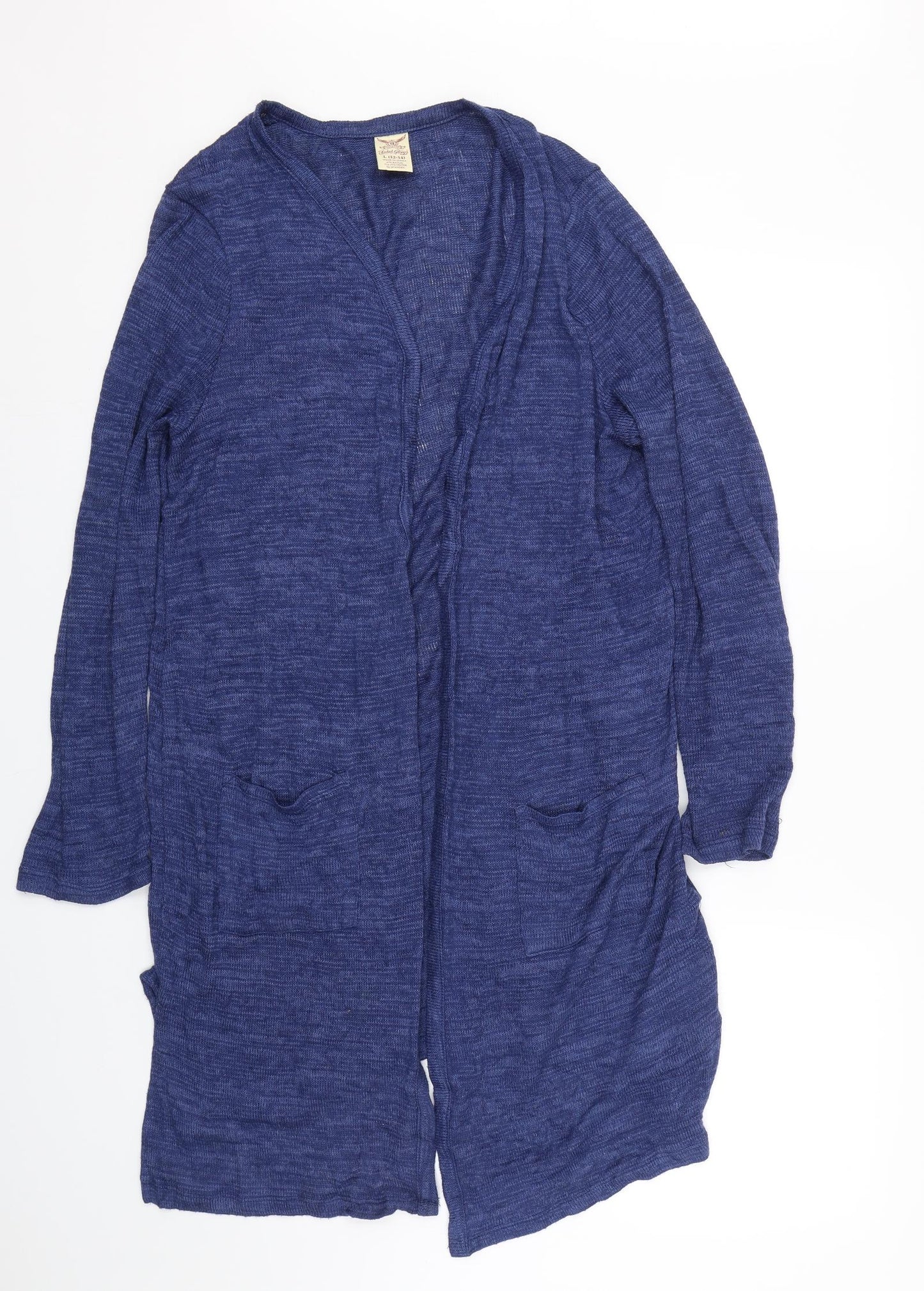 Faded Glory Womens Blue   Cardigan Jumper Size 14
