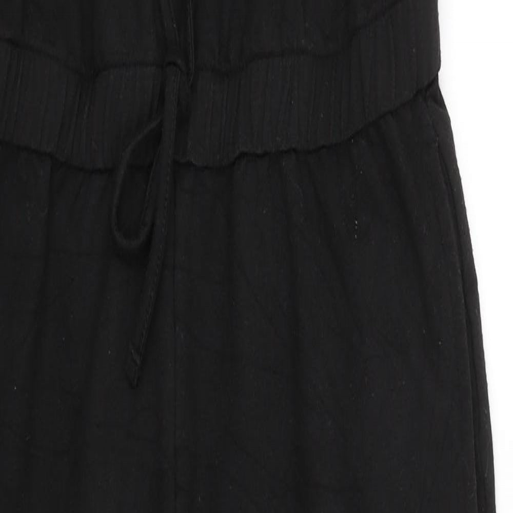 TU Womens Black   Jumpsuit One-Piece Size 10 L24 in