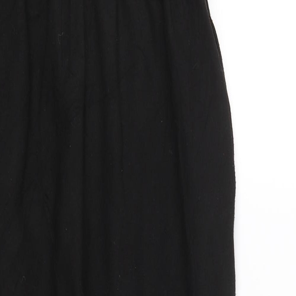 TU Womens Black   Jumpsuit One-Piece Size 10 L24 in