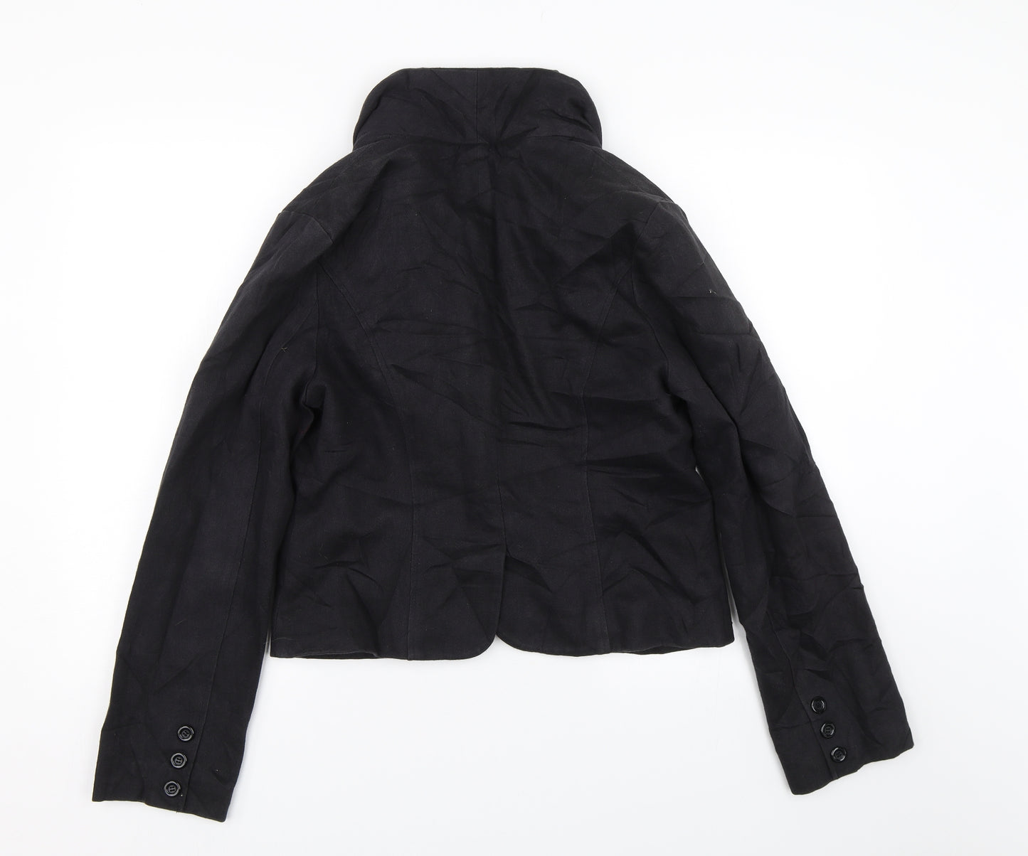 Ruby Patootie Womens Black   Overcoat Coat Size M