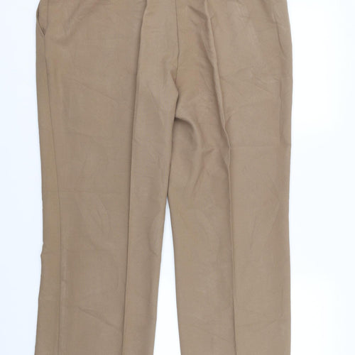 Isle Womens Brown   Trousers  Size 18 L29.5 in