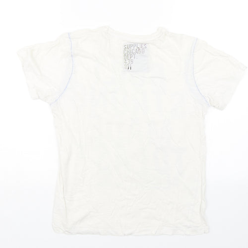 Angelo Litrico Mens White    T-Shirt Size S