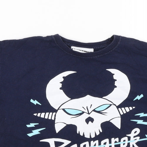 Fortnite Boys Blue   Basic T-Shirt Size 8-9 Years  - Fortnite