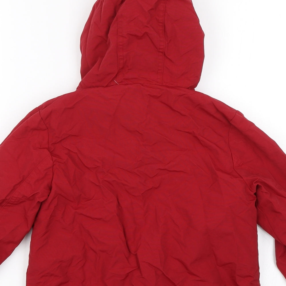 TU Boys Red   Rain Coat Coat Size 5-6 Years