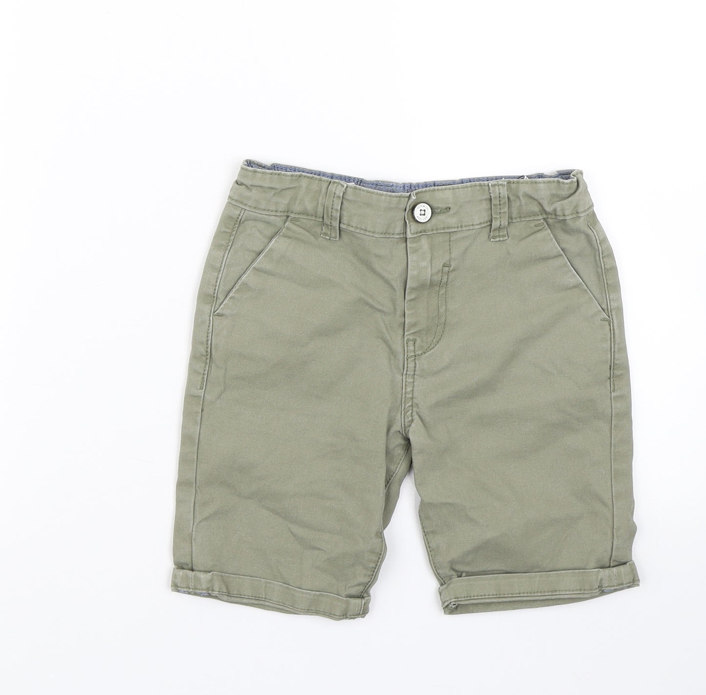 Primark Boys Green   Bermuda Shorts Size 6-7 Years