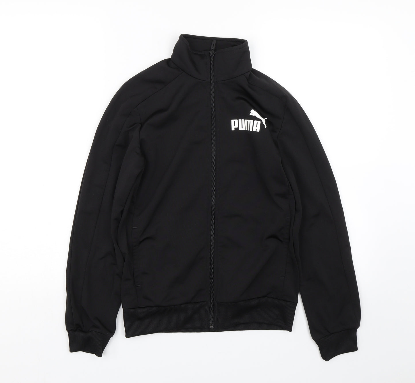 PUMA Boys Black   Full Zip Sweatshirt Size 11-12 Years