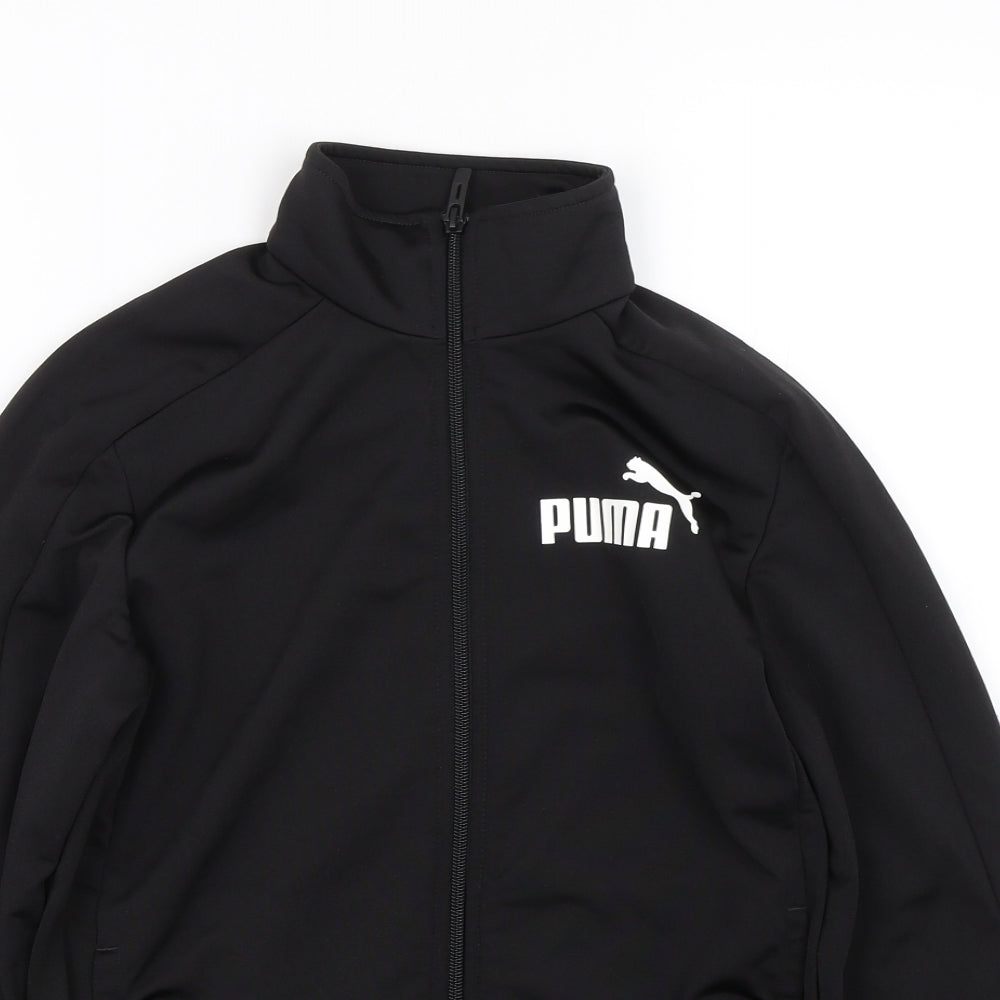 PUMA Boys Black   Full Zip Sweatshirt Size 11-12 Years