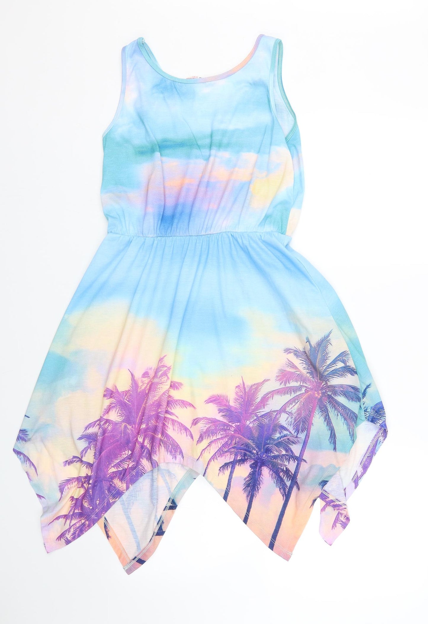 H&M Girls Multicoloured Floral  Tank Dress  Size 11-12 Years  - Summer