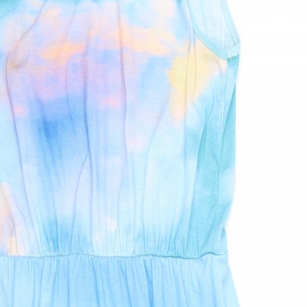 H&M Girls Multicoloured Floral  Tank Dress  Size 11-12 Years  - Summer