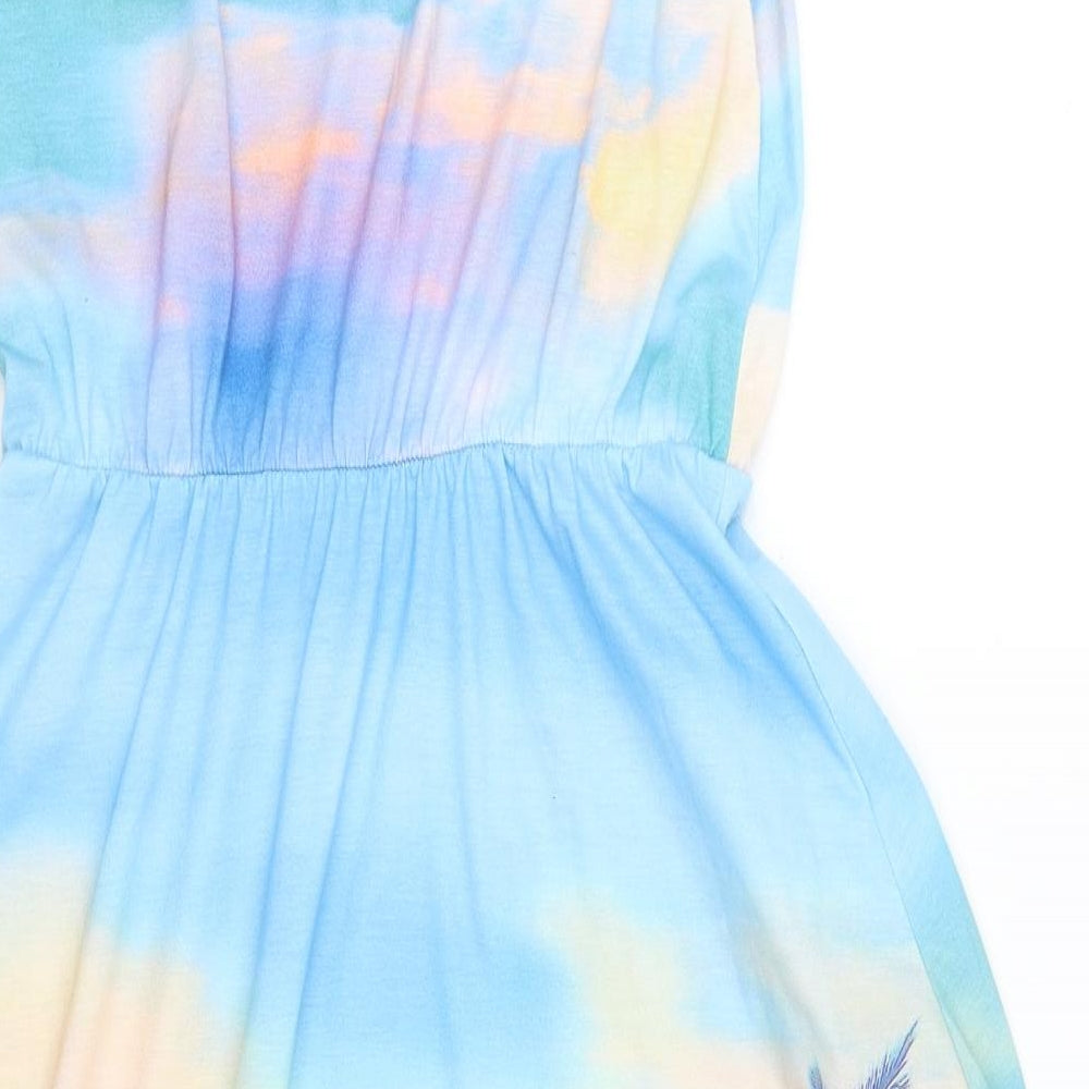 H&M Girls Multicoloured Floral  Tank Dress  Size 11-12 Years  - Summer