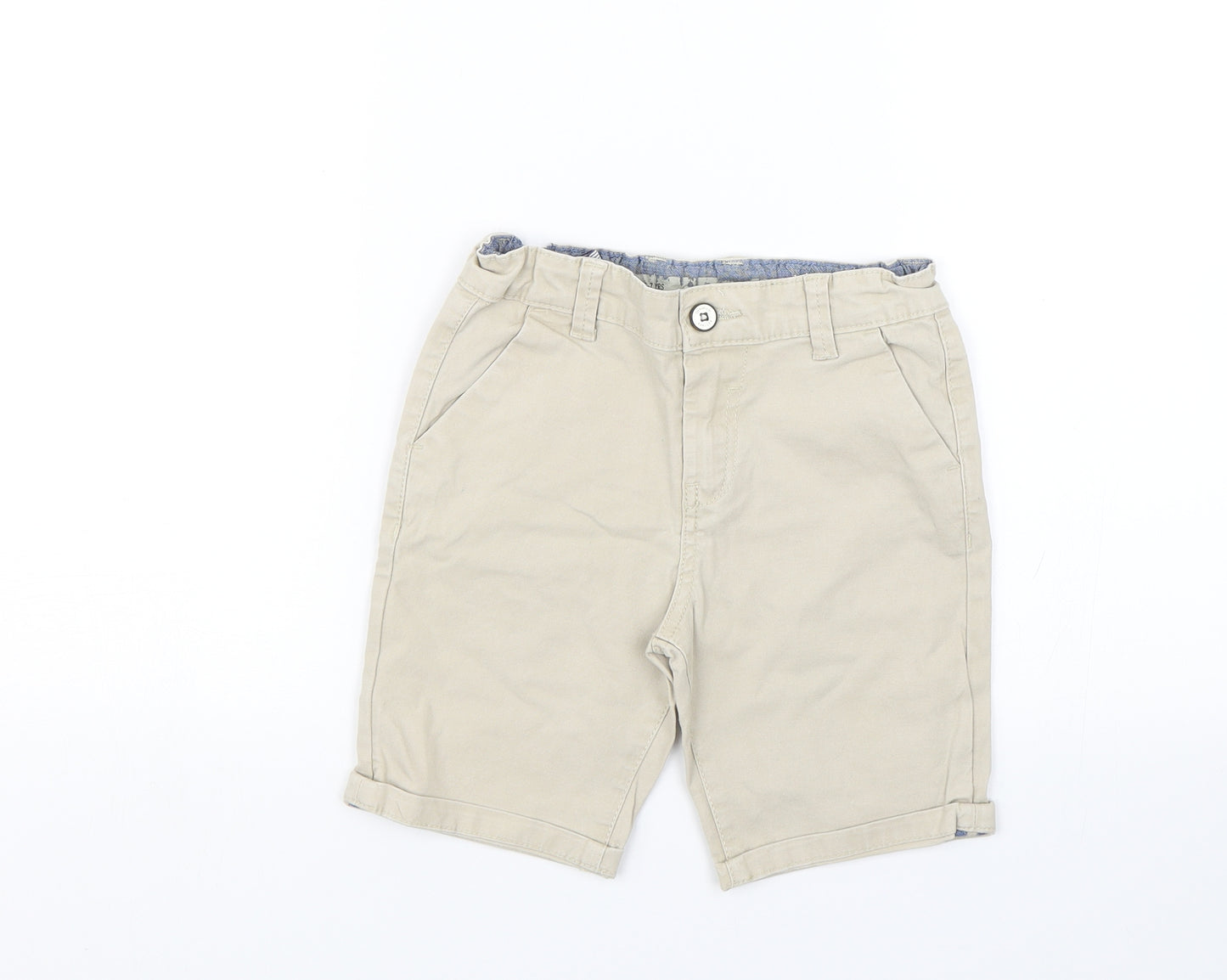 Primark Boys Beige   Bermuda Shorts Size 6-7 Years - Summer