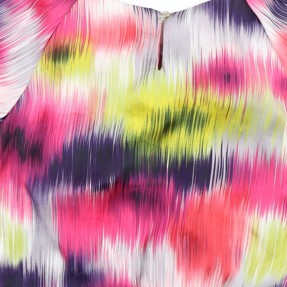 K&D Womens Multicoloured   Basic Blouse Size 16