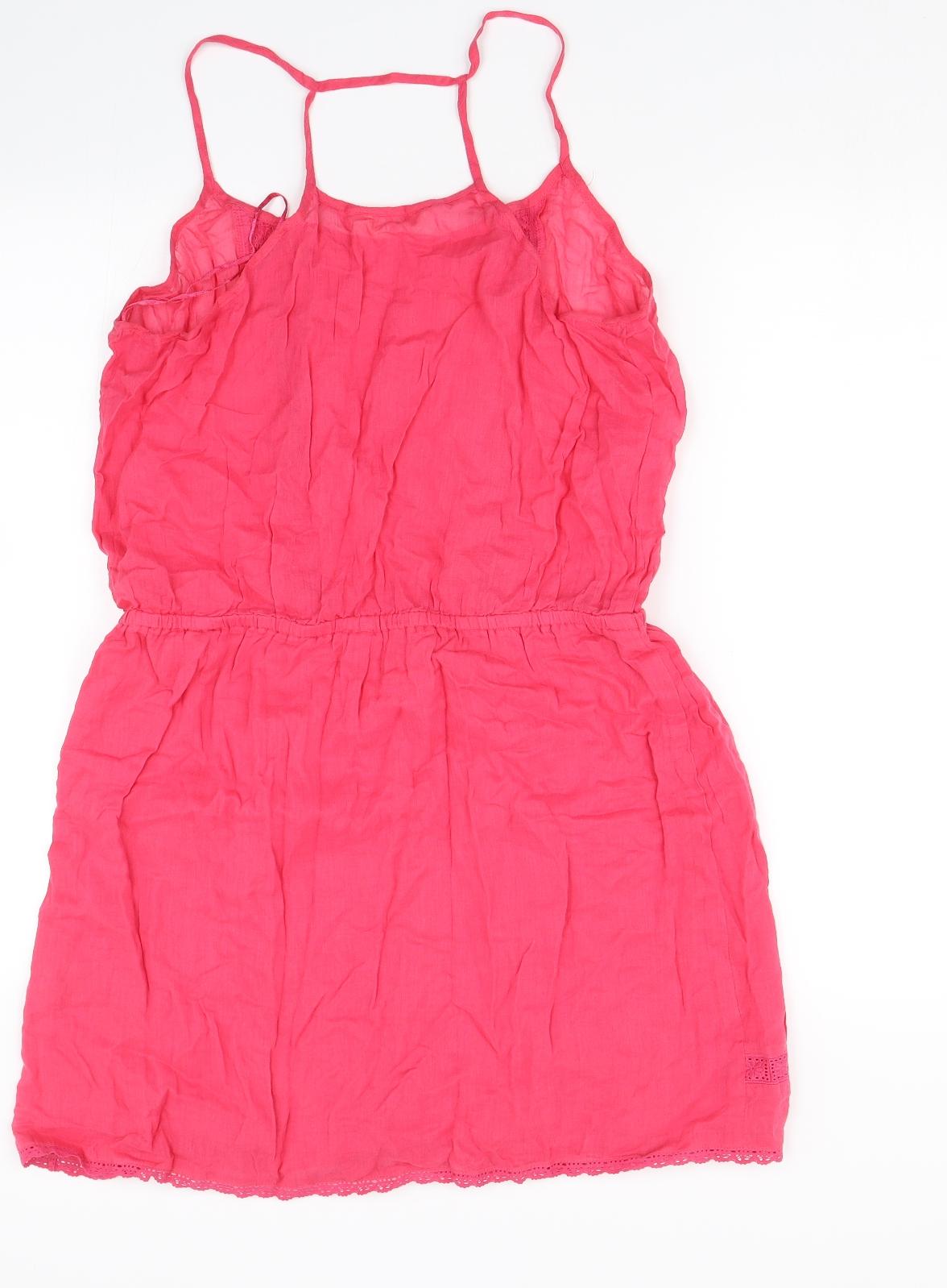 Accessorize Womens Pink   Tank Dress  Size L  - Summer