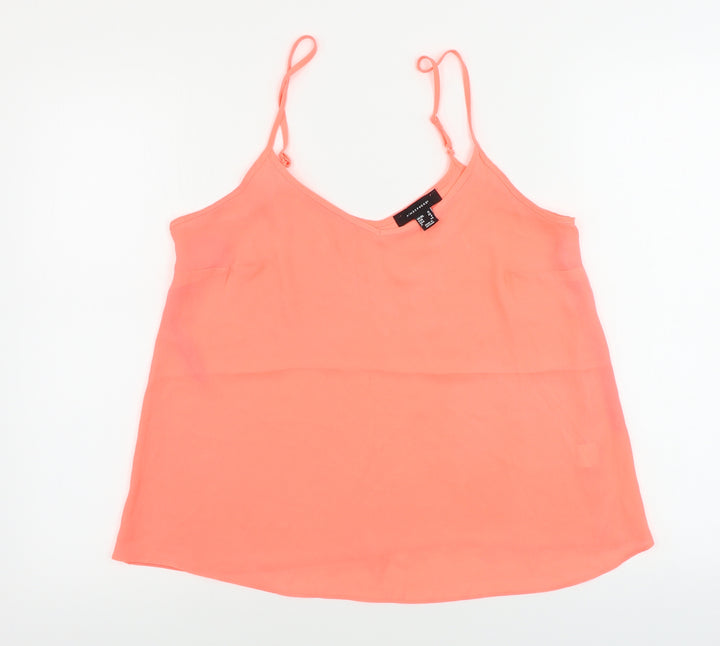 Atmosphere Womens Pink Basic Blouse Size 12