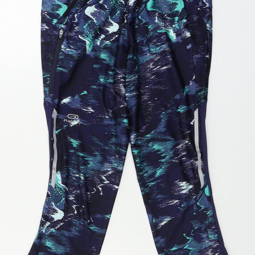 Kalenji  Womens Blue   Cropped Trousers Size 26 in