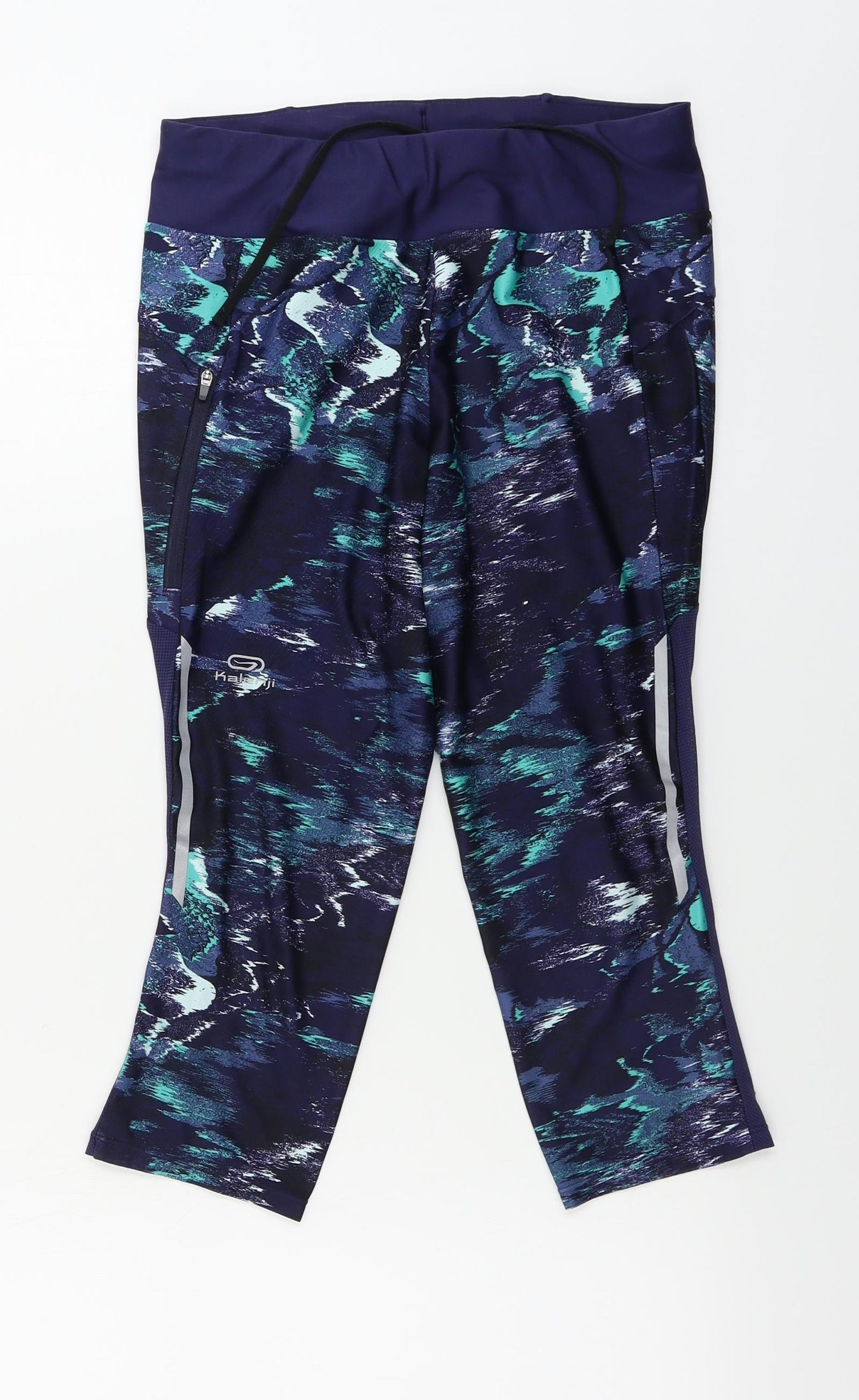 Kalenji  Womens Blue   Cropped Trousers Size 26 in