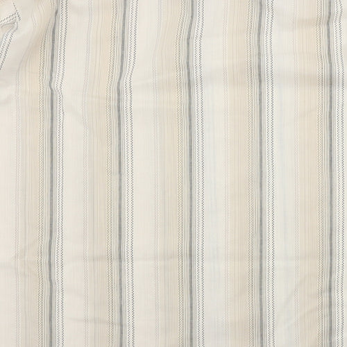 trend Mens Brown Striped   Button-Up Size M
