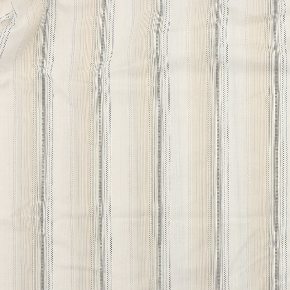 trend Mens Brown Striped   Button-Up Size M