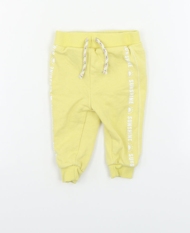 Primark Boys Yellow Sweatpants Trousers Size 6-9 Months